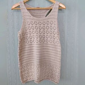 VENUS Women Crochet Sleeveless Top Spring Summer Swim Casual.
